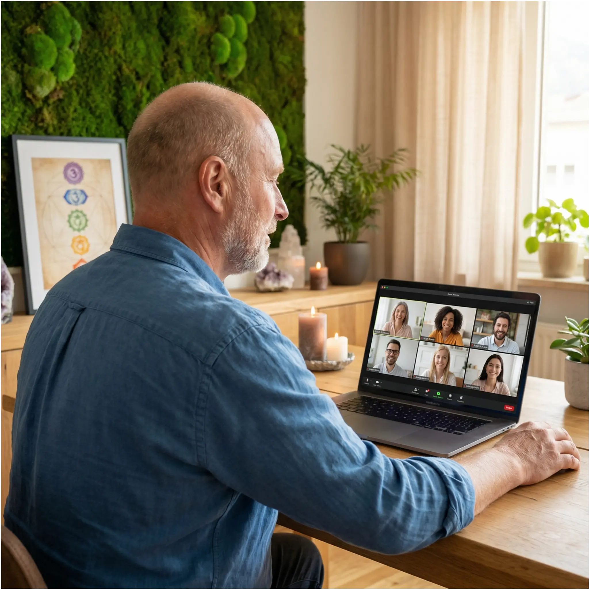 Digitale Vernetzung im Zoom Call